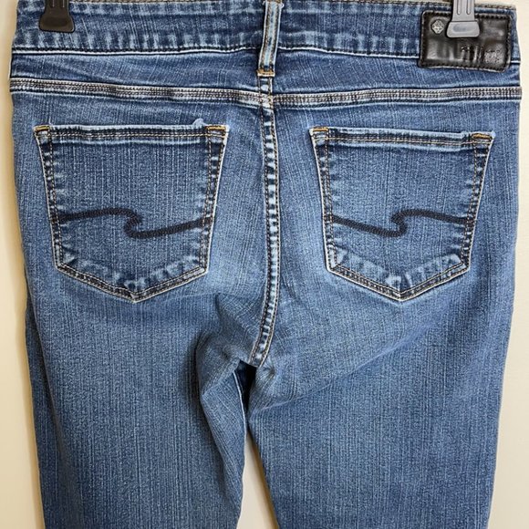 Silver Tuesday Skinny Jeans medium wash mid-rise cotton stretch 5 pocket Size 28 - Picture 6 of 12
